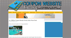 Desktop Screenshot of couponwebsitedirectory.com